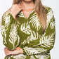 Emma Winter Shirt - Green & Creme