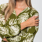 Emma Winter Shirt - Green & Creme