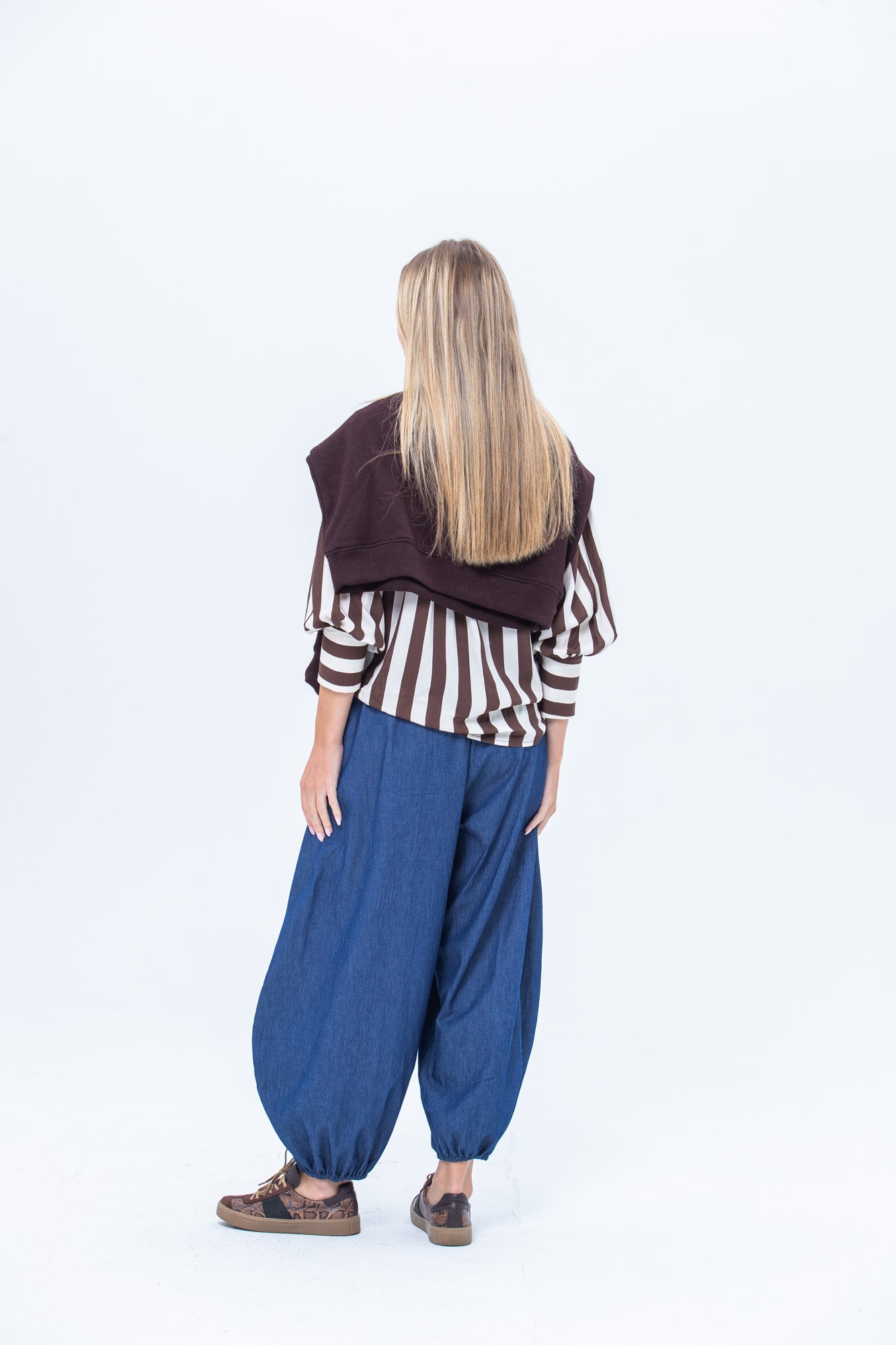 Stella Balloon Pants - Denim