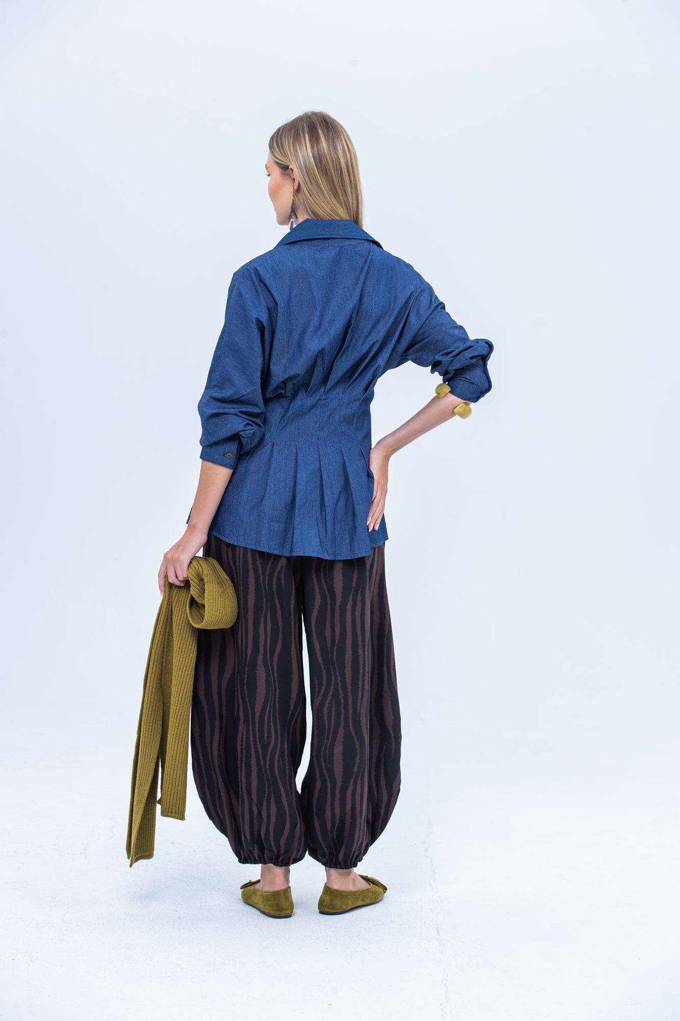 Stella Balloon Pants - Chocolate Animal print