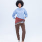 Claire Shirt - Blue and White Stripe