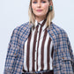Harper Long Sleeve Shirt - Chocolate and Creme Stripe