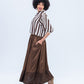 Sorrento Skirt - Chocolate
