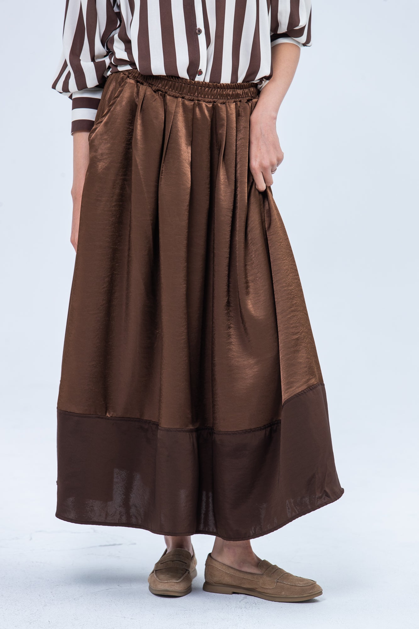 Sorrento Skirt - Chocolate