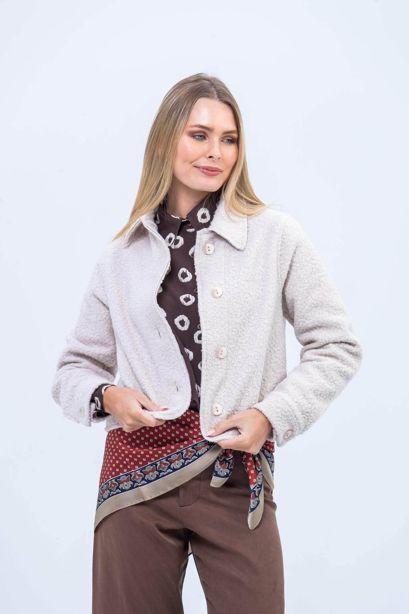 Faye Jacket - Creme