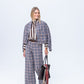 Maya Pants - Chocolate and Blue Check