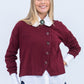Vera Cardigan - Burgundy