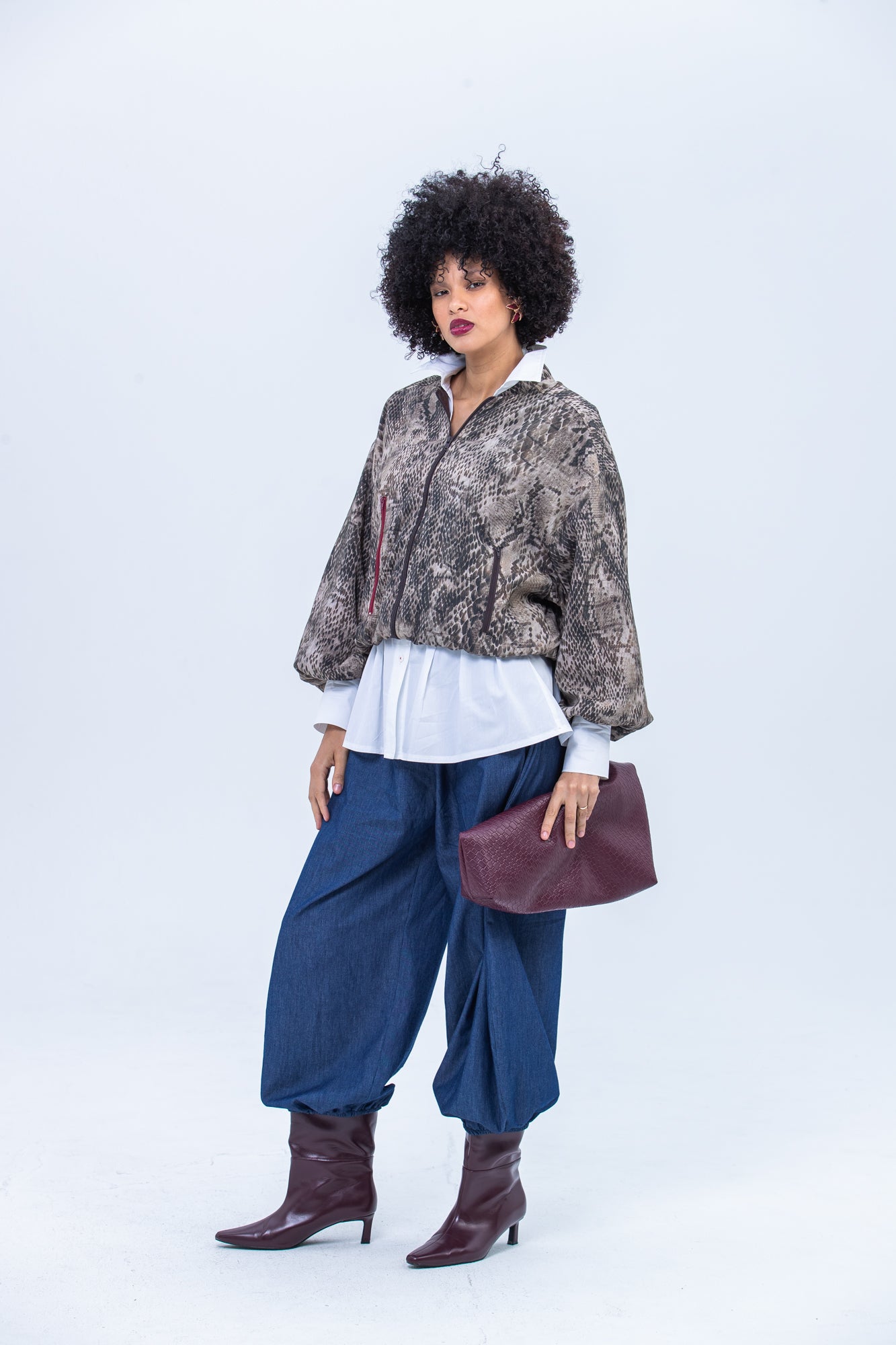 Stella Balloon Pants - Denim