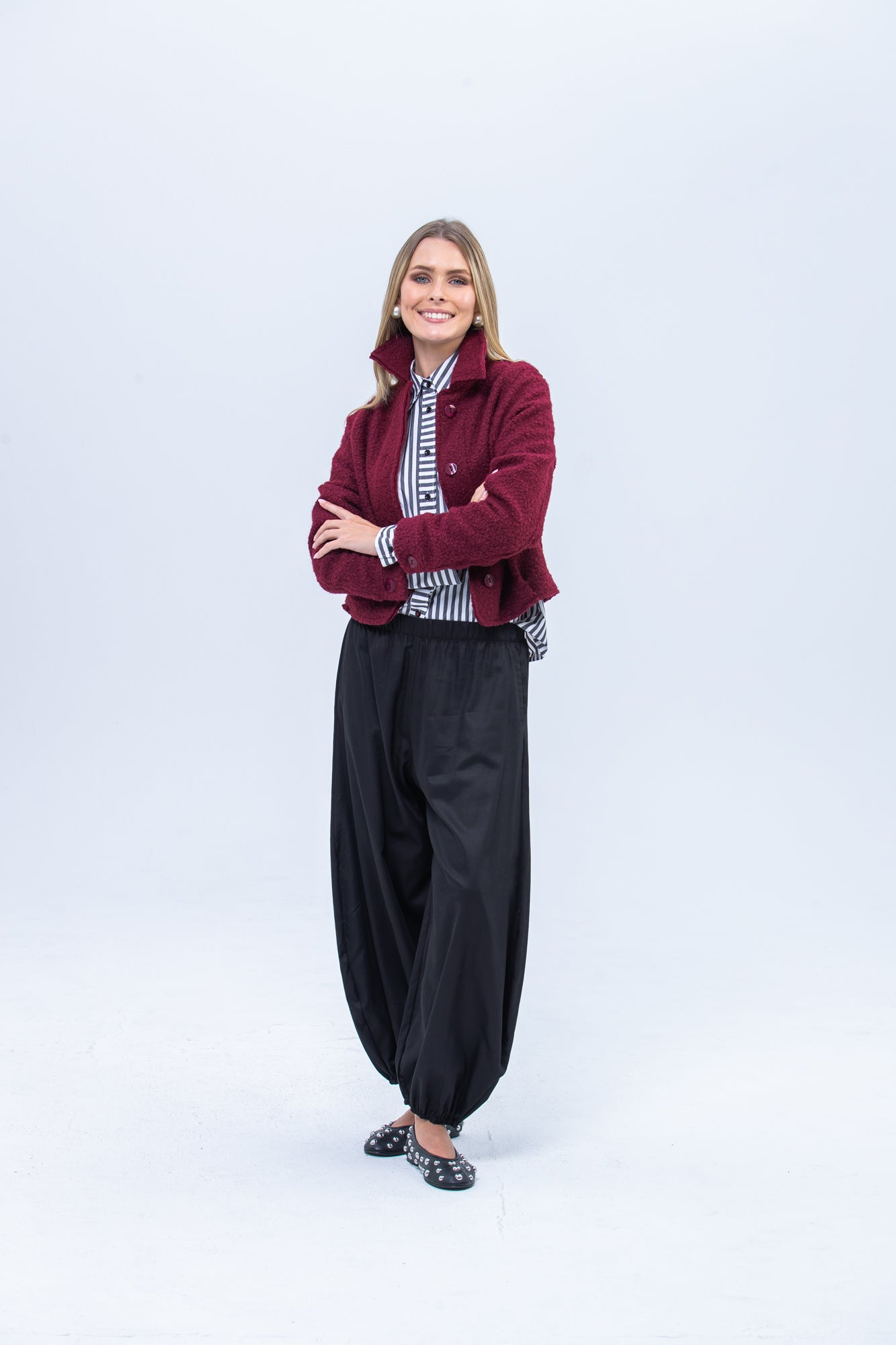 Faye Jacket - Burgundy
