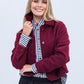 Faye Jacket - Burgundy