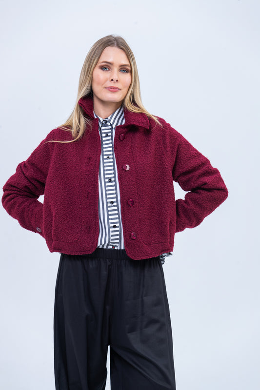Faye Jacket - Burgundy