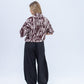 Isadora Knit - Burgundy and Creme