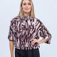 Isadora Knit - Burgundy and Creme