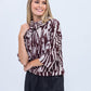 Isadora Knit - Burgundy and Creme