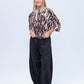 Isadora Knit - Burgundy and Creme