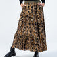 Marbella Tiered Skirt - Animal Print