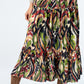Marbella Tiered Skirt - Abstract