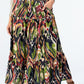 Marbella Tiered Skirt - Abstract