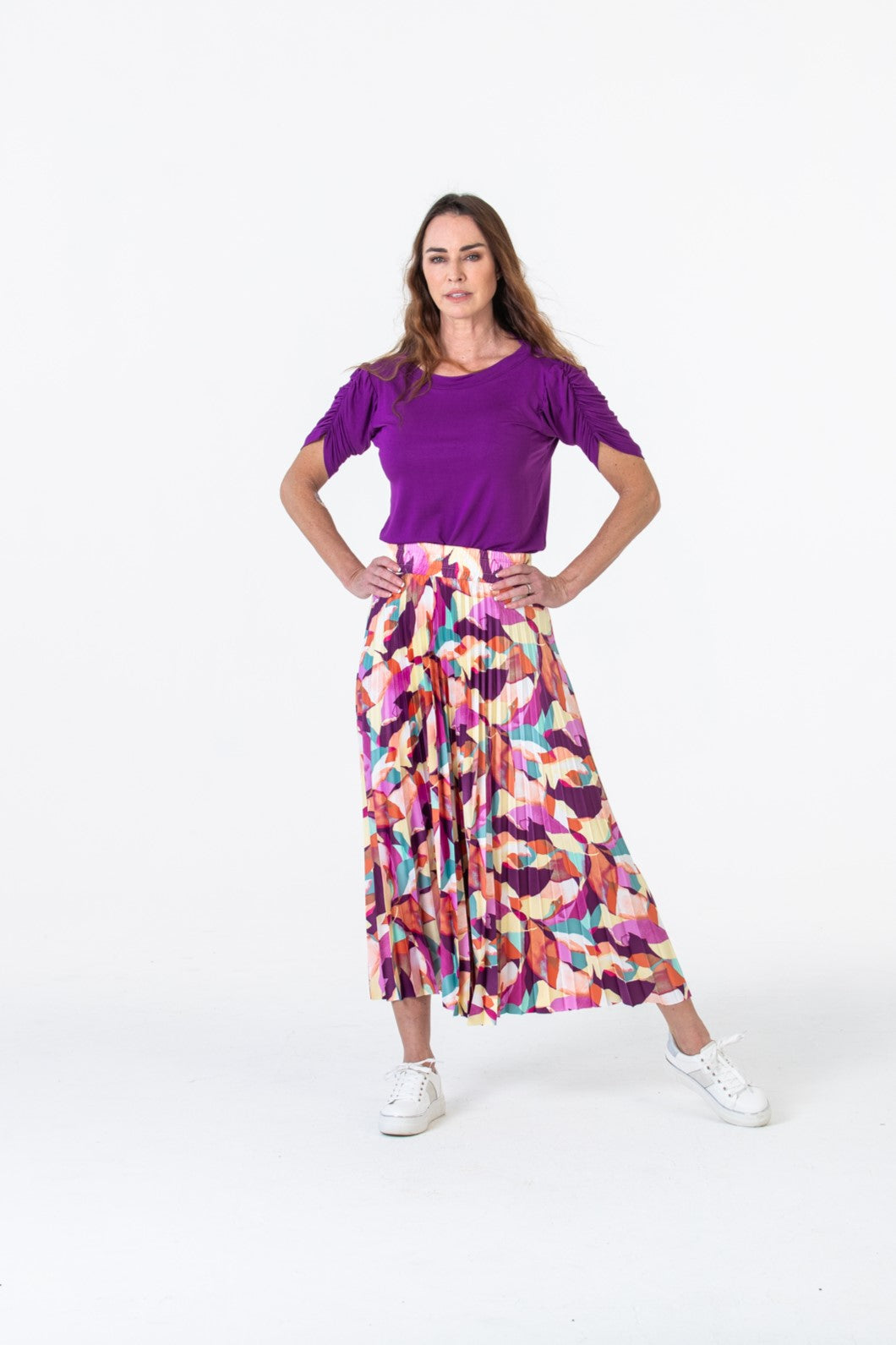 London Sunray skirt - Shades of Lilac