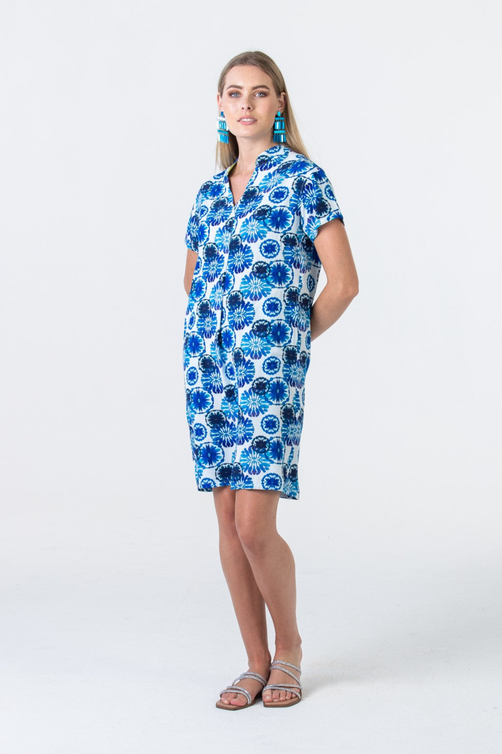 Barcelona Dress - Blue Water