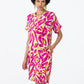 Electra Kaftan - Pink and Green