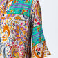 Malta Beach Kaftan - Turquoise Abstract