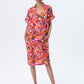 Aruba Dress - Pink Abstract
