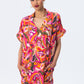 Aruba Dress - Pink Abstract