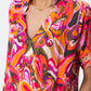Aruba Dress - Pink Abstract