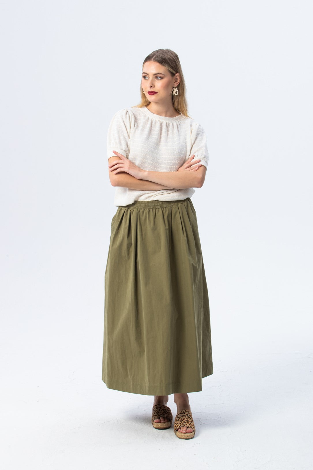 Sorrento skirt - Khaki