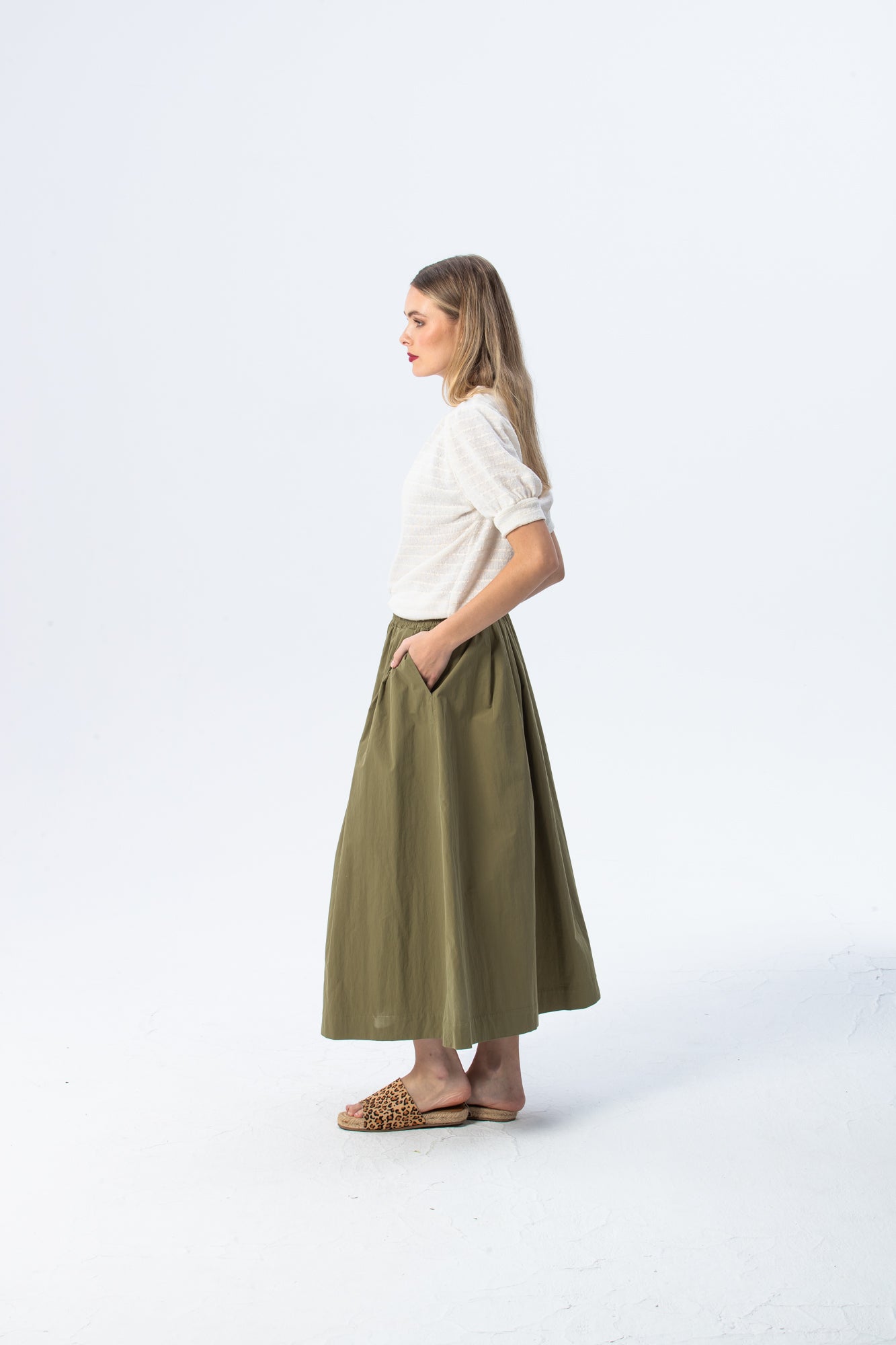 Sorrento skirt - Khaki