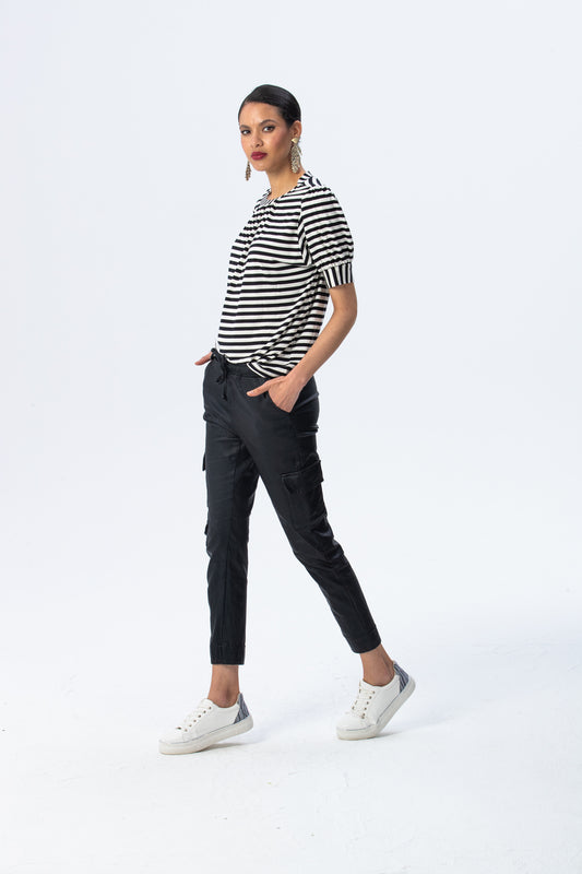 Boston Cargo Pants - Black (PU)