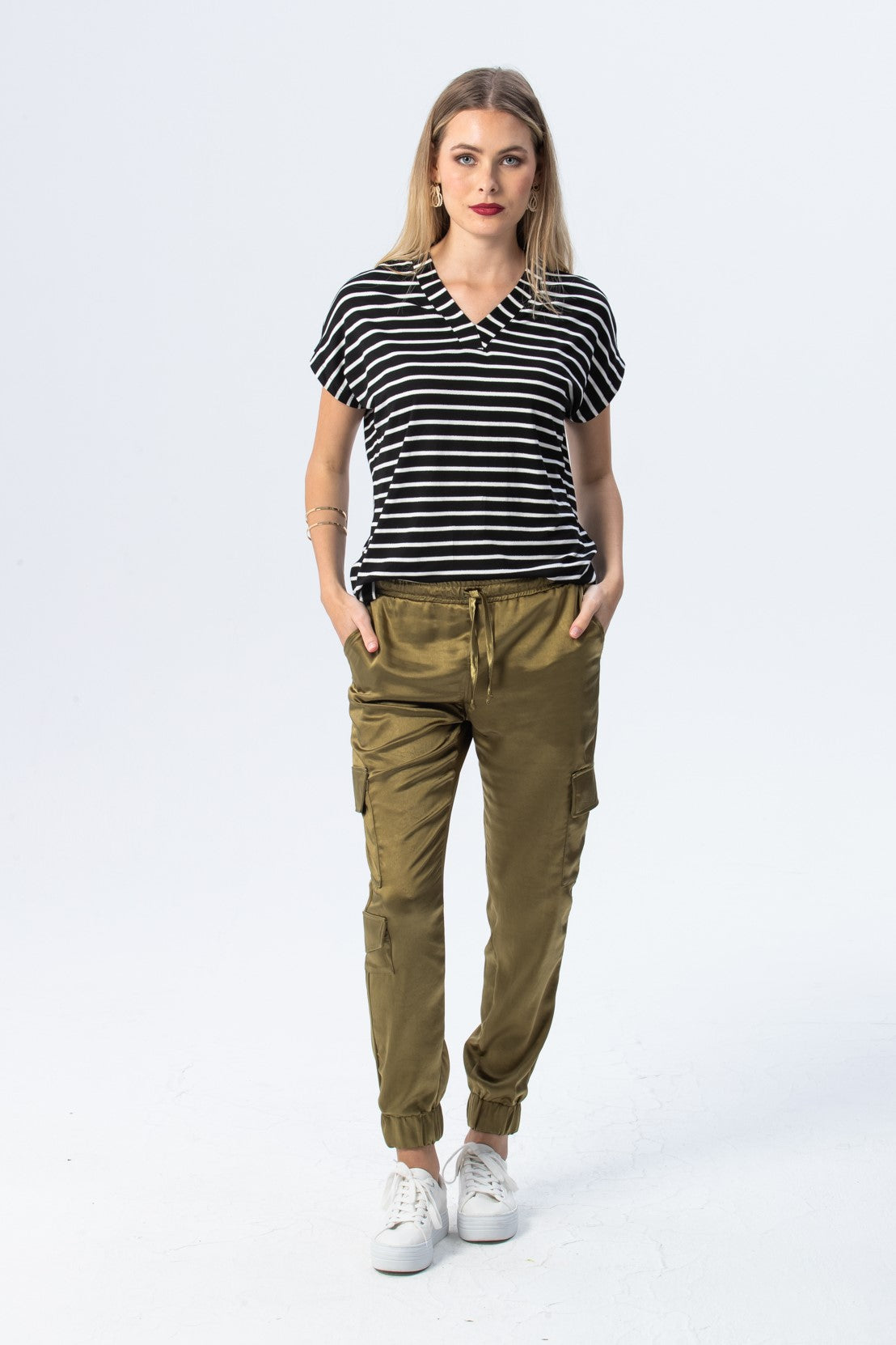 Boston Cargo Pants - Olive