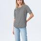 Aspen Summer T-shirt - Black & White Stripe