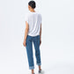 Corfu Summer V-neck Tee - White