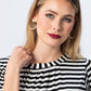 Aspen Summer T-shirt - Black & White Stripe