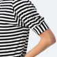 Aspen Summer T-shirt - Black & White Stripe