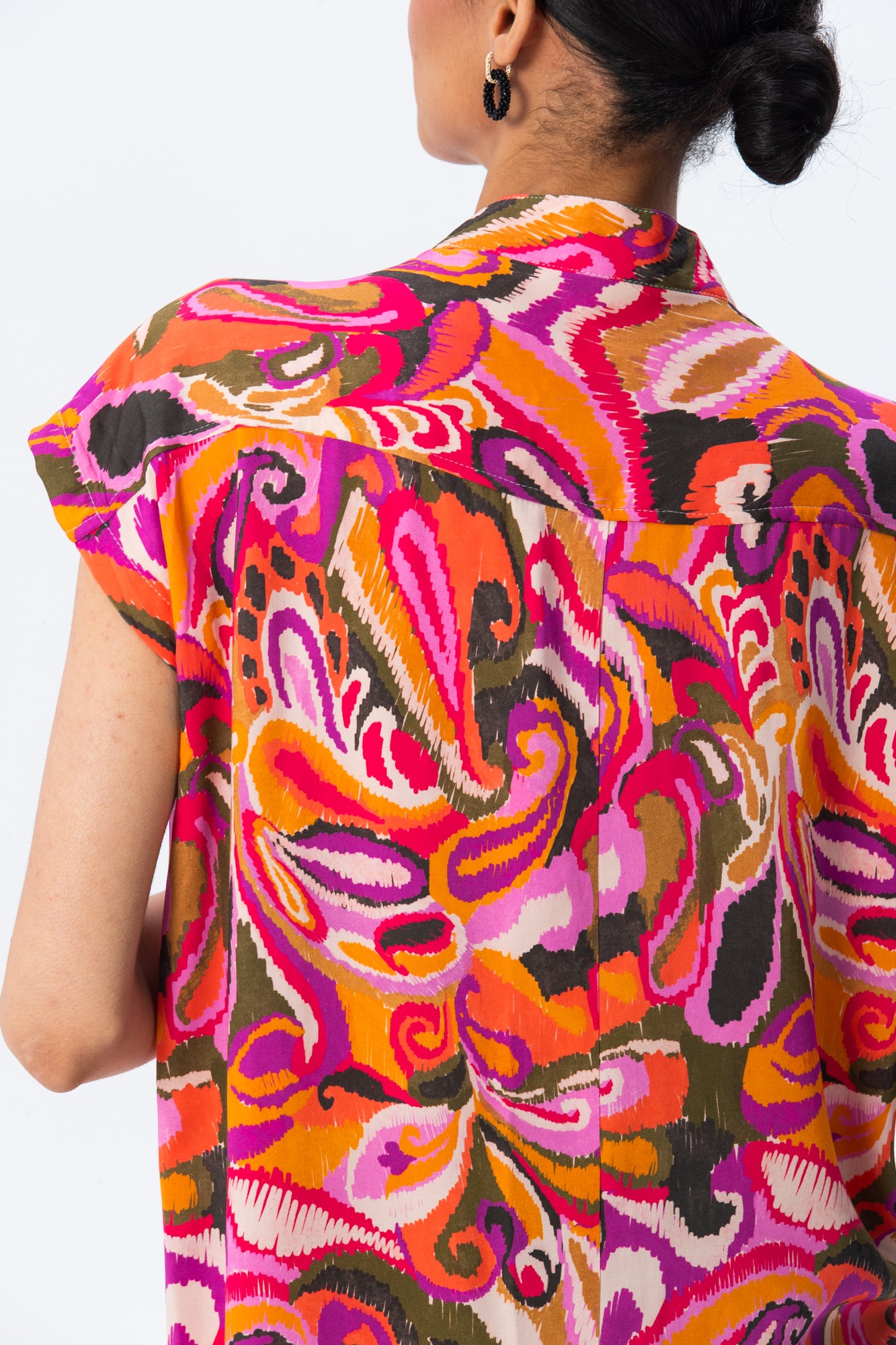 Cassis Shirt - Pink Abstract