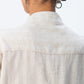 Cassis Stripe Shirt - Stone and White