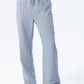 Sydney Wide Leg Pants - Blue & White Stripe