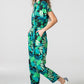 Malibu Jumpsuit - Tropical Forest