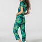 Malibu Jumpsuit - Tropical Forest