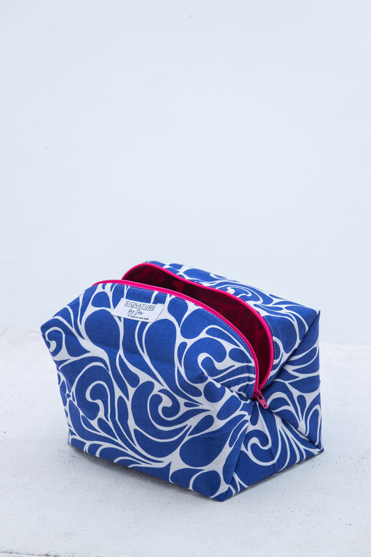The Intentional Toiletry Bag - Blue Teardrop