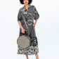 Donna Dress - Black and Creme
