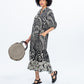 Donna Dress - Black and Creme