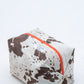The Intentional Toiletry Bag - Cow Print