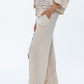 Sydney Wide Leg Pants - Stone