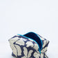 The Intentional Toiletry Bag - Blue & Creme Flower