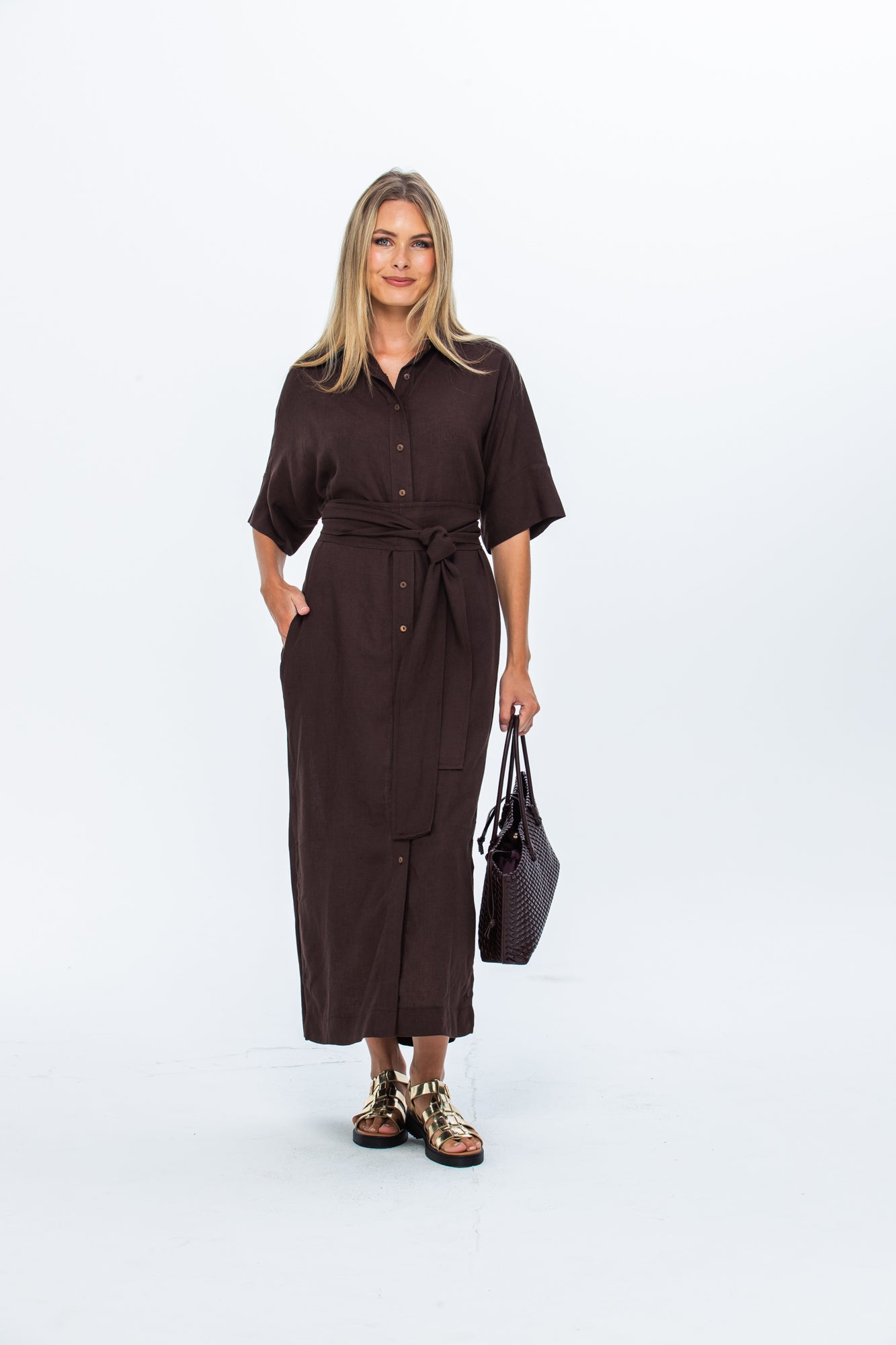 Portifino Dress - Chocolate
