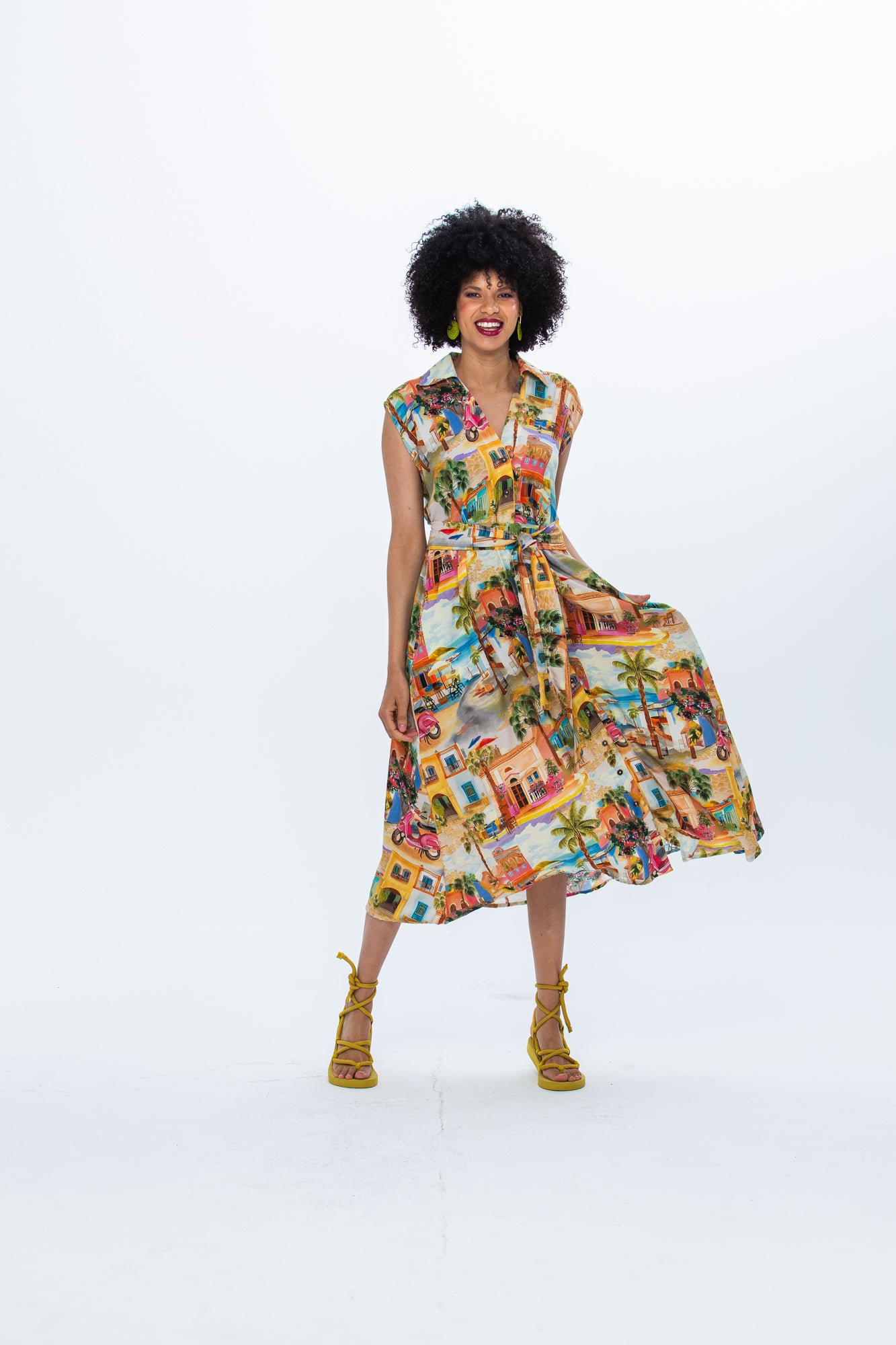 Cabo Dress - Pink Vespa